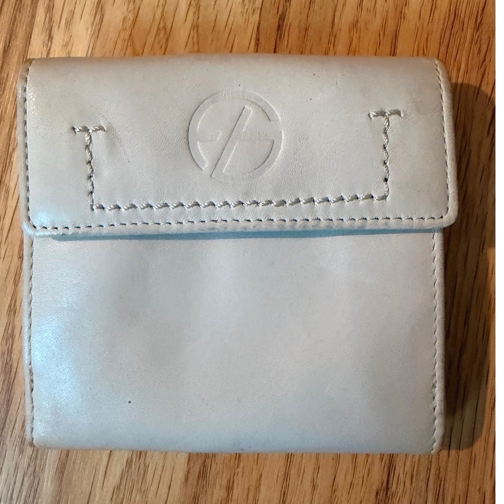 Francesco Biasia Genuine Leather Bifold Wallet Pocket Snap Closure